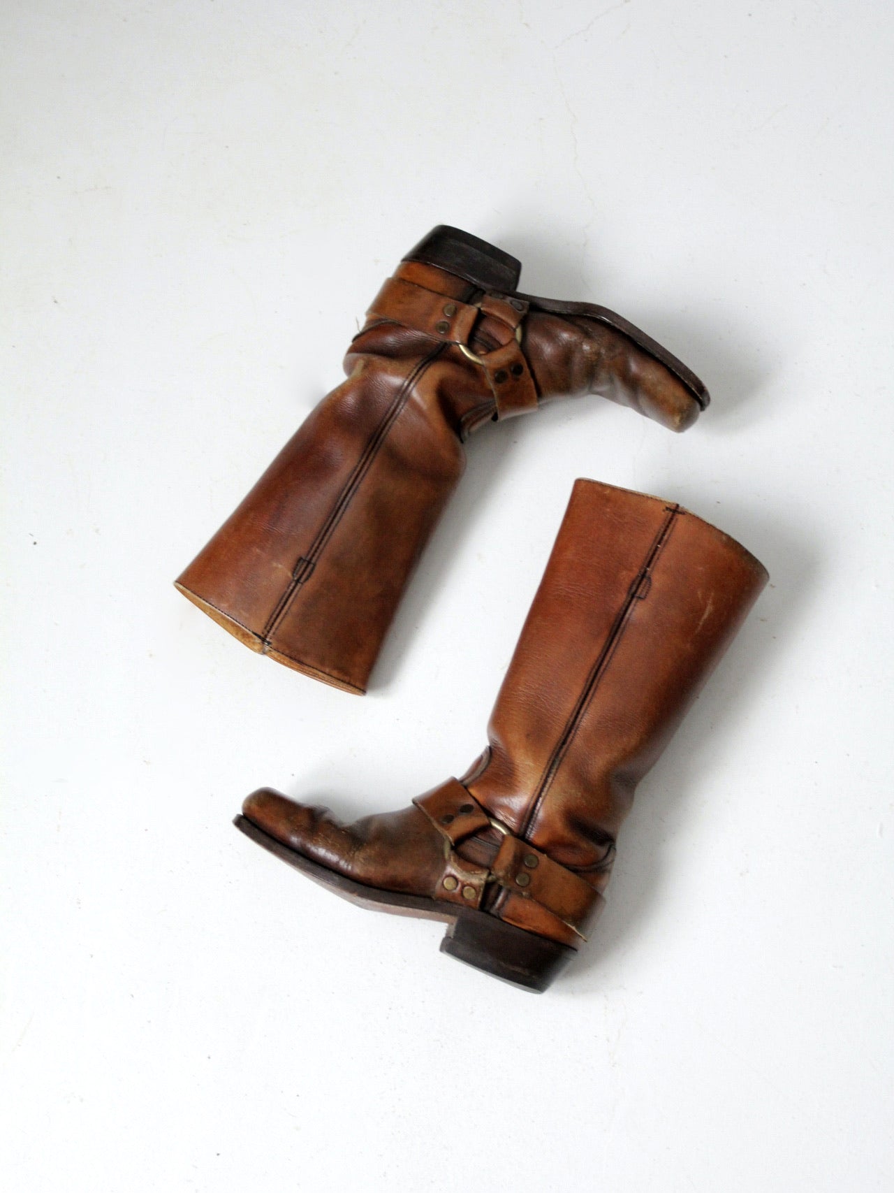 vintage Frye black label motorcycle boots