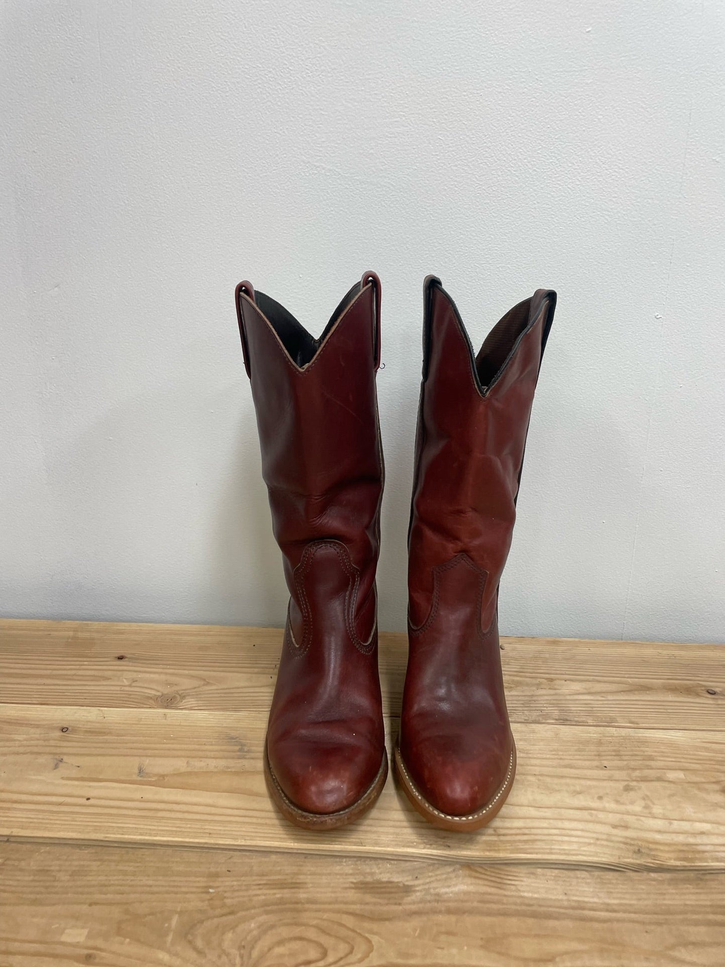 Oxblood Stacked Heel Capezio